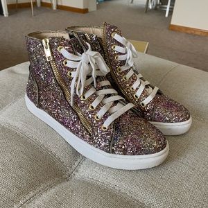 Steve Madden Glitter High Tops